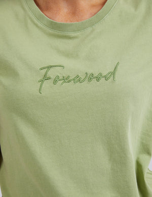 Signature Tee - Moss Green