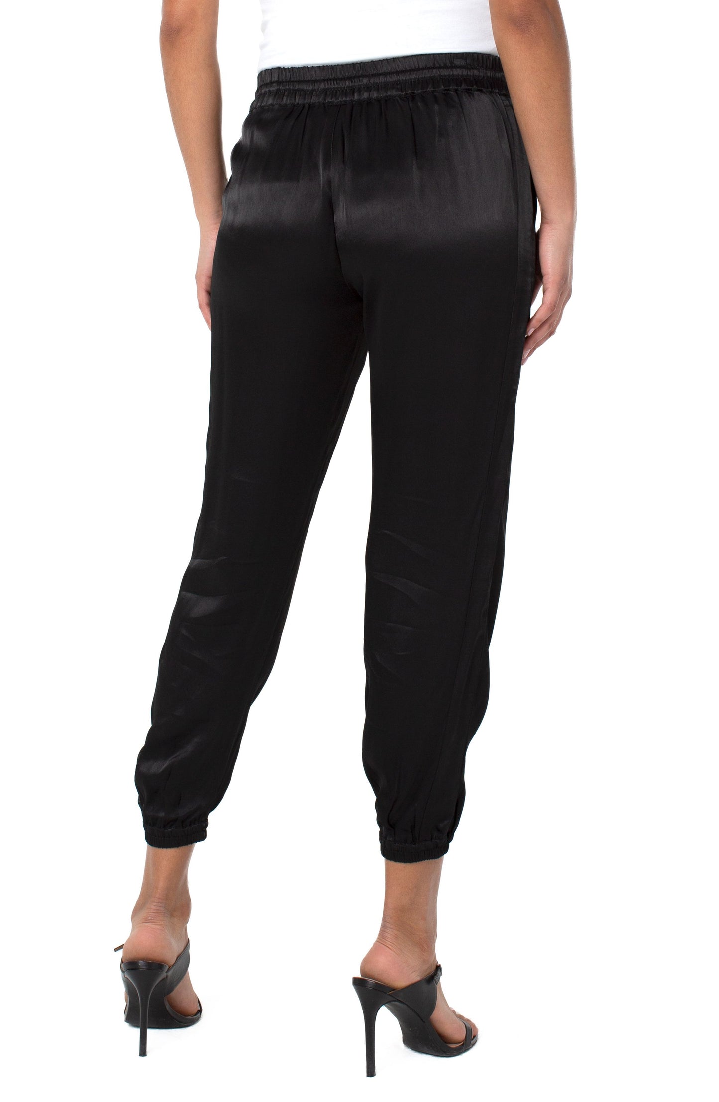 Easy Fit Crop Jogger - Black