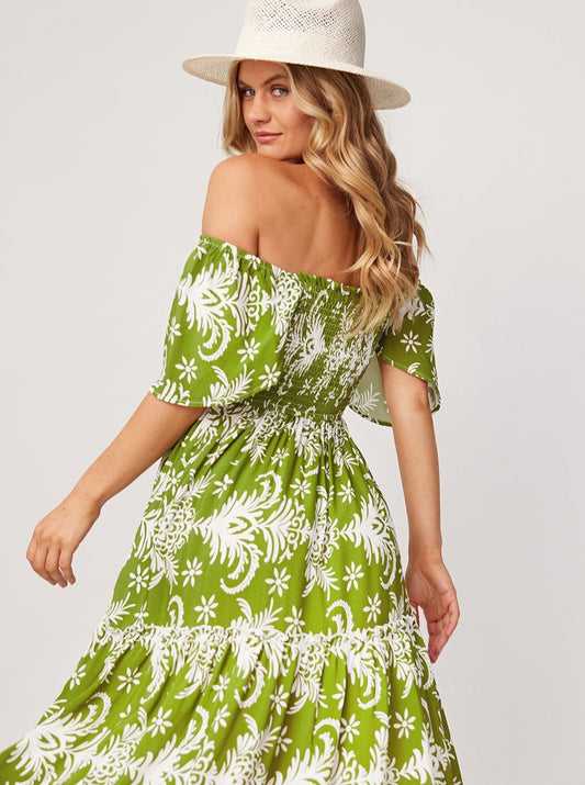 Skylar Dress - Apple Print