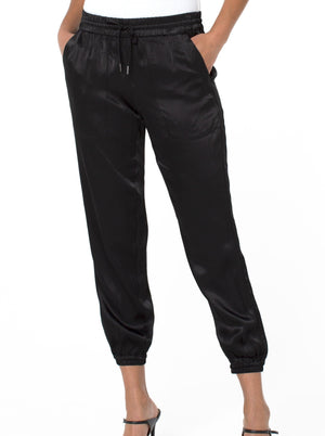 Easy Fit Crop Jogger - Black