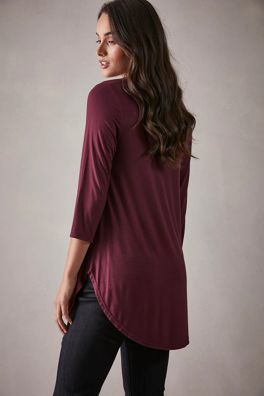 Belvoir Top - Mulberry