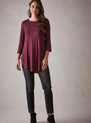 Belvoir Top - Mulberry