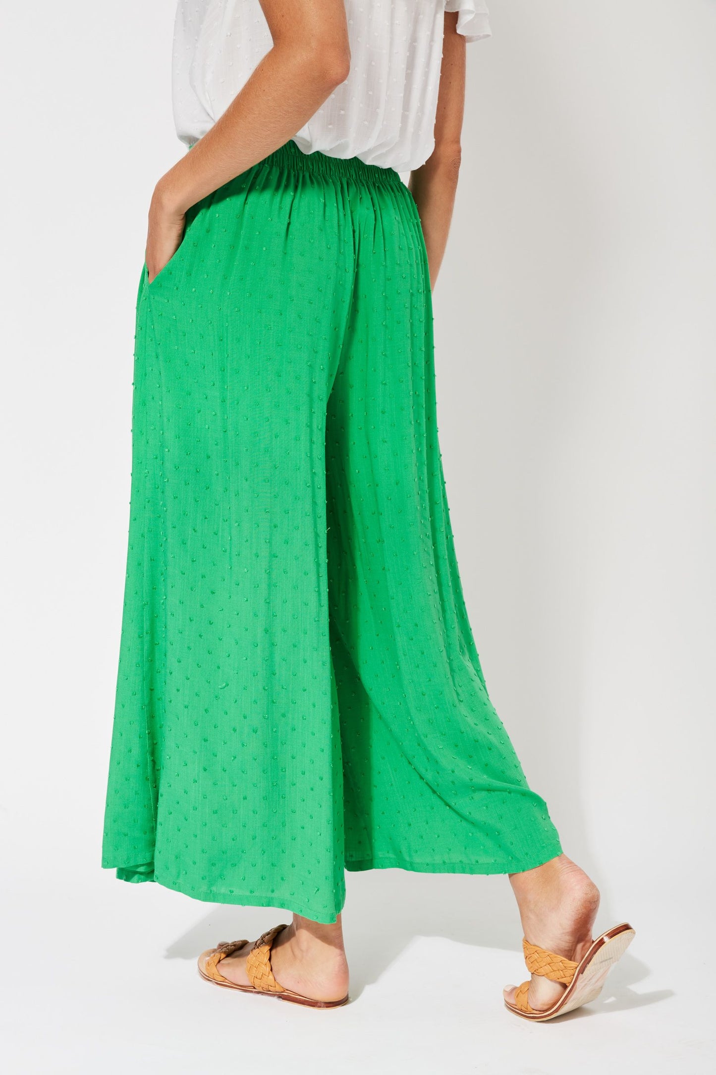 Zanzibar Crop Pant - Key Lime