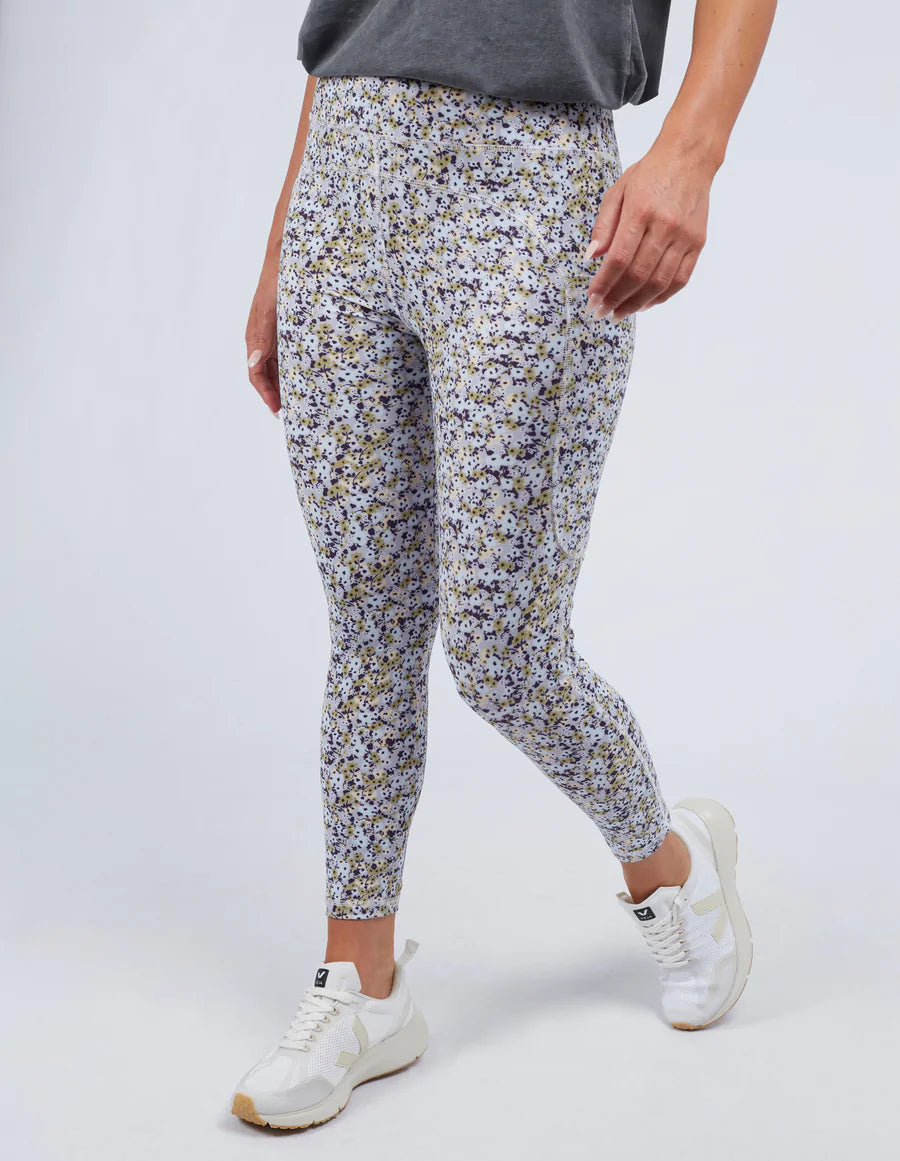 Gray on sale floral leggings