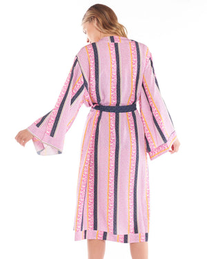 Roya Robe - Animal Stripe