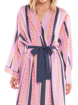 Roya Robe - Animal Stripe