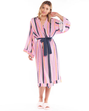 Roya Robe - Animal Stripe