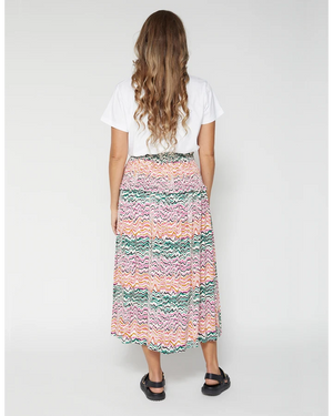 Briar Skirt - Wave Stripes