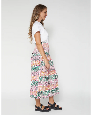 Briar Skirt - Wave Stripes