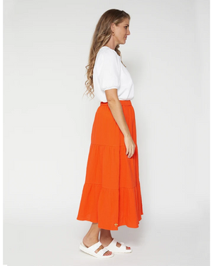 Daphne Skirt - Tomato