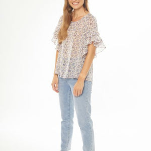 Peaceful Top - Lurex Bloom