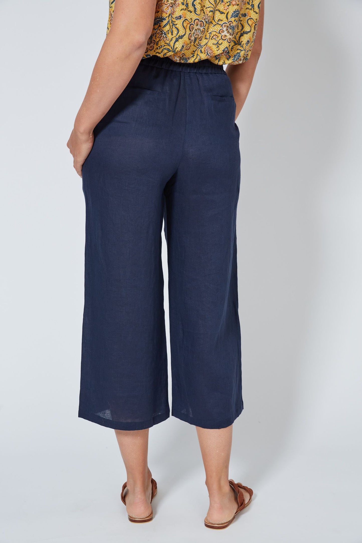 Antillia Crop Pant - Indigo