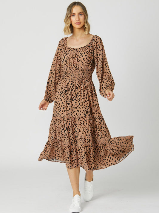 Meredith Dress - Animal