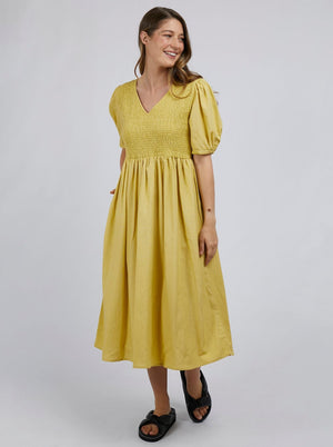 Thea Dress - Lemon
