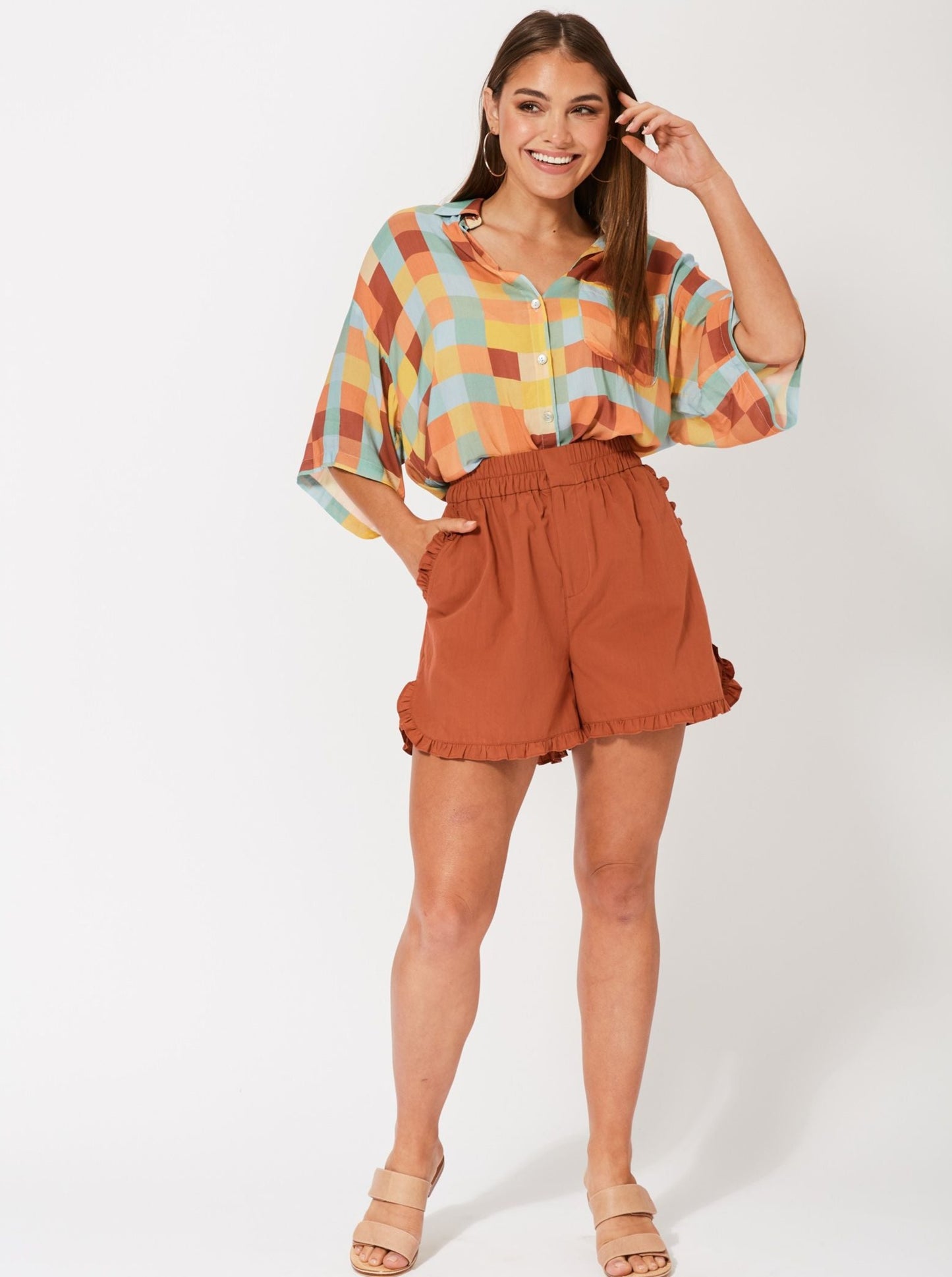 Salvador Frill Short - Rust