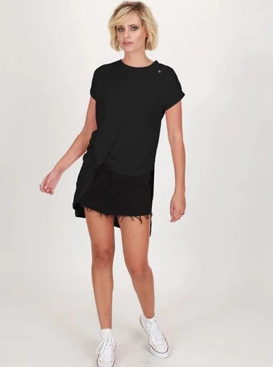 Twistie Tie Tee - Black