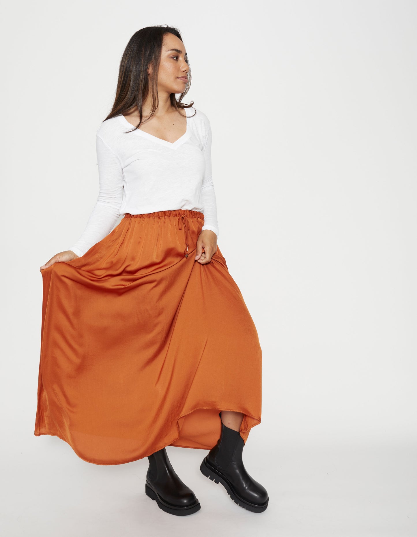 Naomi Skirt - Rust