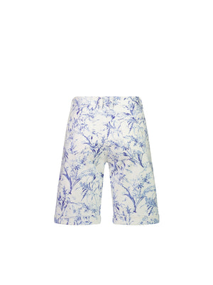 Slim Leg Above Knee Short - Porcelain