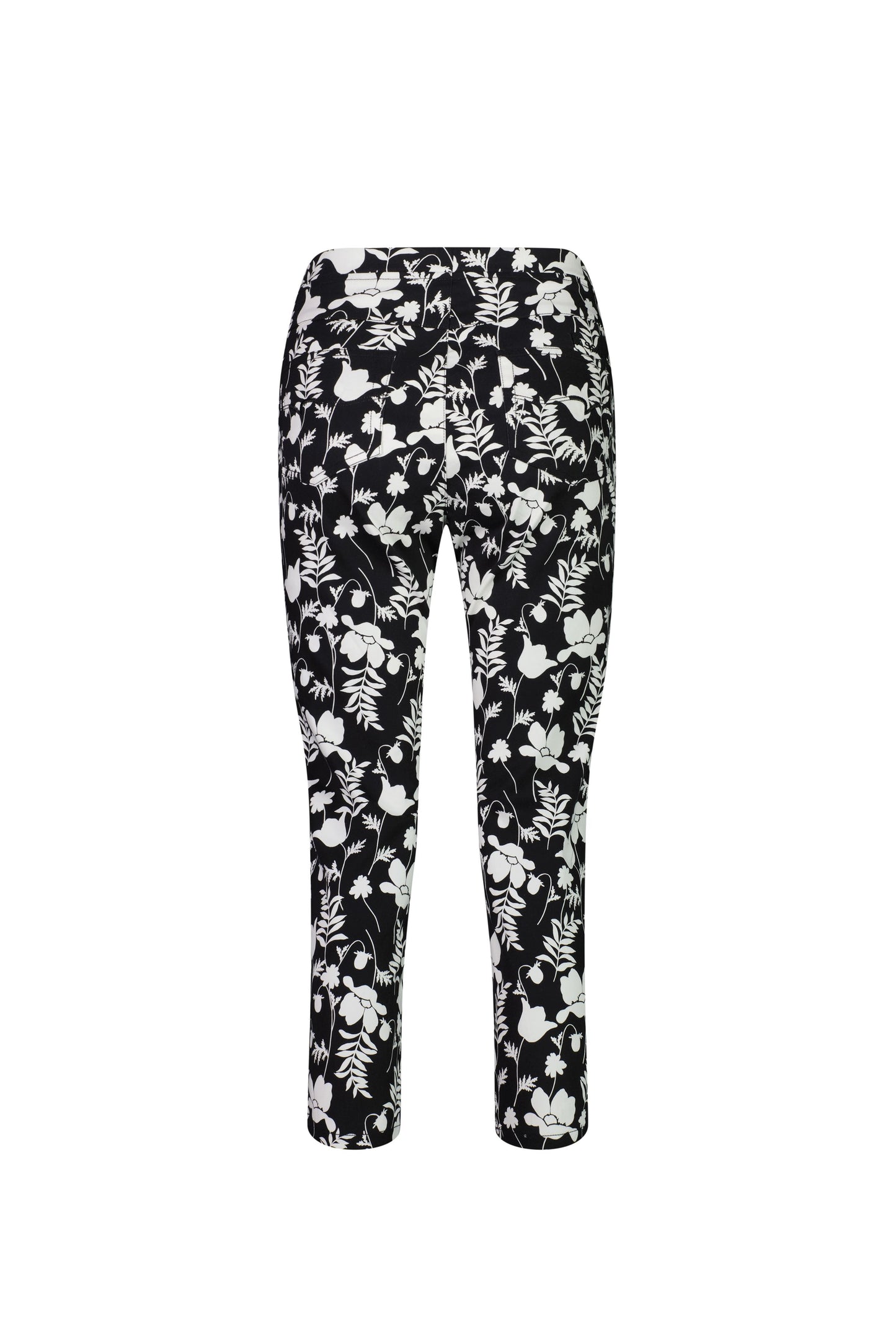 Printed Skinny Leg 7/8 Lightweight Pull On - Shadow Play