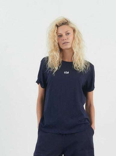 Lottie Logo Tee - Navy