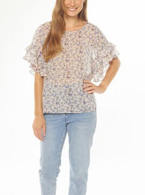 Peaceful Top - Lurex Bloom